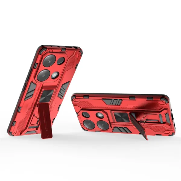 SUPERSONIC Odolný obal pre Xiaomi Redmi Note 13 Pro červený