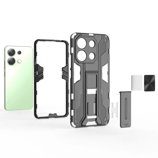 SUPERSONIC Odolný obal pre Xiaomi Redmi Note 13 šedý