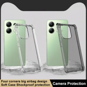 IMAK Ochranný silikónový obal pre Xiaomi Redmi Note 13 čierny