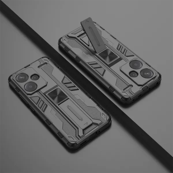 SUPERSONIC Odolný obal pre Xiaomi Redmi Note 13 Pro+ 5G čierny