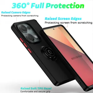 SHADOW Ochranný kryt s držiakom Xiaomi Redmi Note 13 Pro čierny