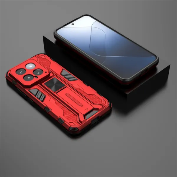 SUPERSONIC Odolný obal pre Xiaomi 14 červený