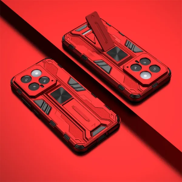 SUPERSONIC Odolný obal pre Xiaomi 14 červený
