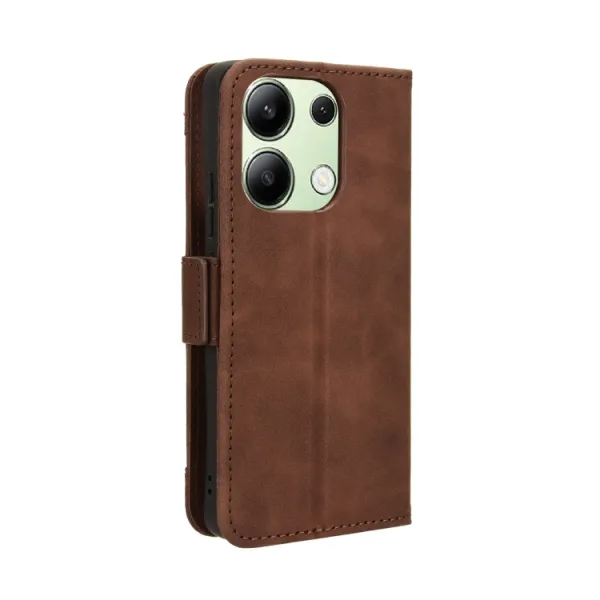 SLOT Peňaženkový obal pre Xiaomi Redmi Note 13 hnedý