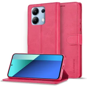 IMEEKE Peňaženkový obal pre Xiaomi Redmi Note 13 ružový