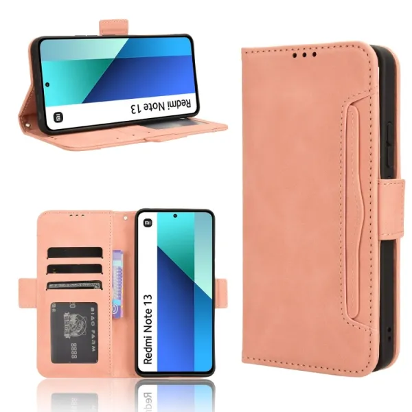 SLOT Peňaženkový obal pre Xiaomi Redmi Note 13 ružový