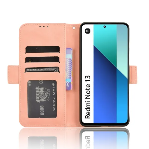 SLOT Peňaženkový obal pre Xiaomi Redmi Note 13 ružový