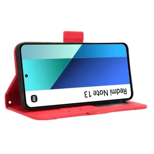 SLOT Peňaženkový obal pre Xiaomi Redmi Note 13 červený
