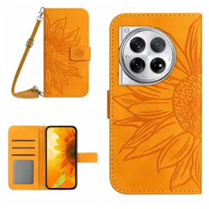 ART SUNFLOWER Peňaženkový obal pre OnePlus 12R žltý