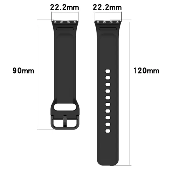 SILICONE Vymeniteľný remienok pre Samsung Galaxy Fit3 tmavozelený