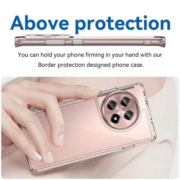 CRYSTAL Ochranný kryt pre OnePlus 12R priehľadný