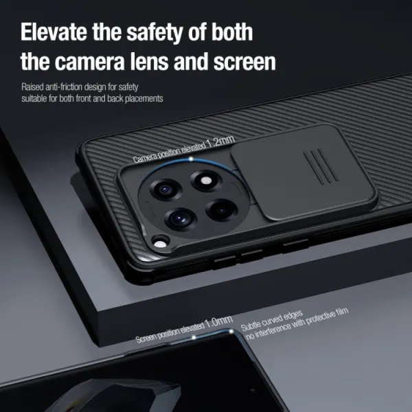 NILLKIN CAMSHIELD PRO Kryt pre OnePlus 12R  čierny