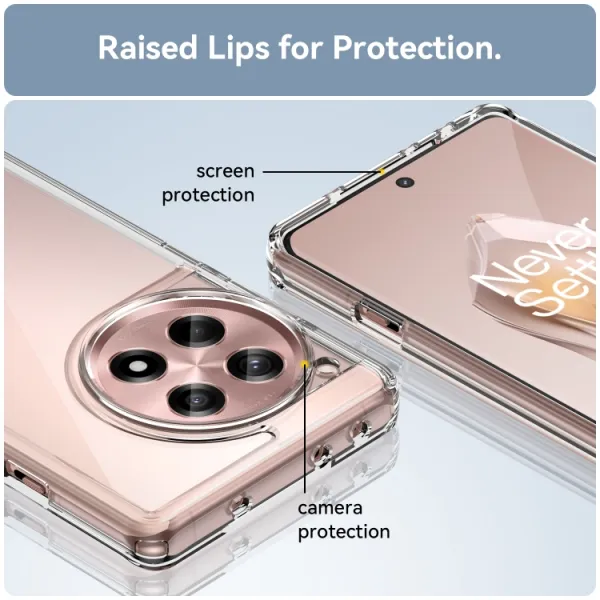 CRYSTAL Ochranný kryt pre OnePlus 12R priehľadný