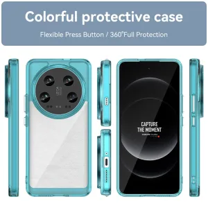 CRYSTAL Ochranný kryt pre Xiaomi 14 Ultra tyrkysový