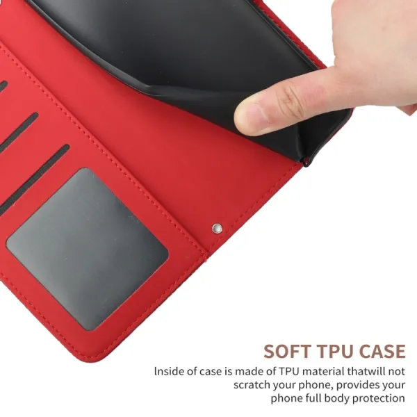 ART BLOSSOM Peňaženkový kryt pre Xiaomi 14 Ultra červený