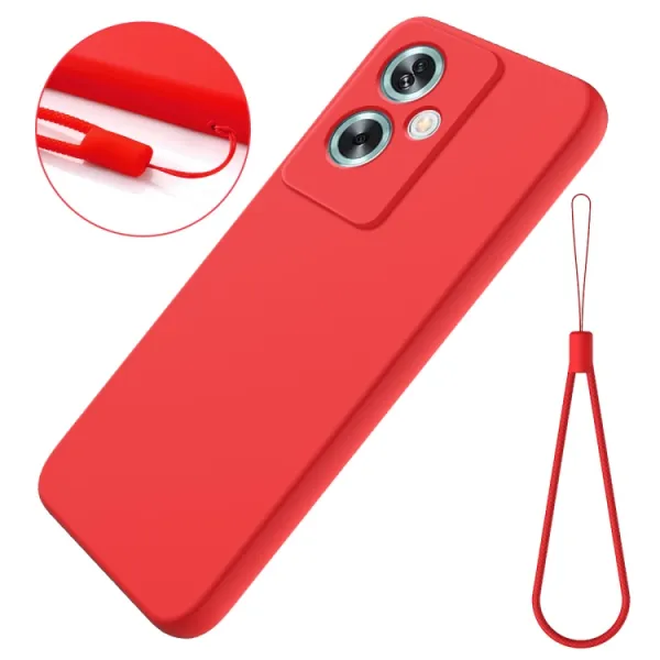 RUBBER Ochranný kryt pre OnePlus Nord N30 SE 5G červený