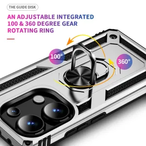 RING Kryt s držiakom pre Xiaomi Redmi Note 13 Pro strieborný