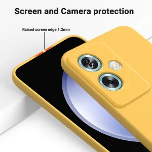 RUBBER Ochranný kryt pre OnePlus Nord N30 SE 5G žltý