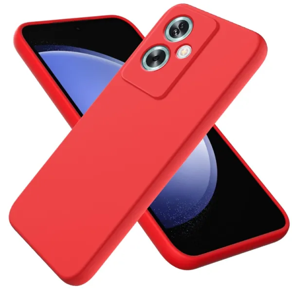 RUBBER Ochranný kryt pre OnePlus Nord N30 SE 5G červený