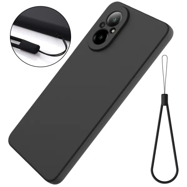 RUBBER Ochranný kryt pre Realme C67 čierny