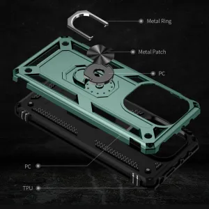 RING Kryt s držiakom pre Xiaomi Redmi Note 13 Pro zelený