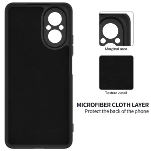 RUBBER Ochranný kryt pre Realme C67 čierny