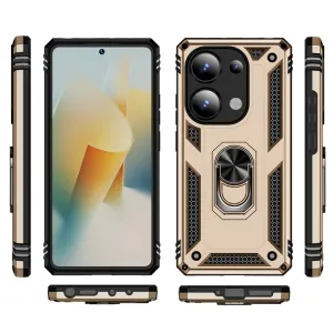 RING Kryt s držiakom pre Xiaomi Redmi Note 13 Pro zlatý