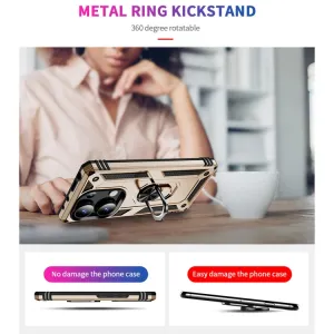 RING Kryt s držiakom pre Xiaomi Redmi Note 13 Pro zlatý