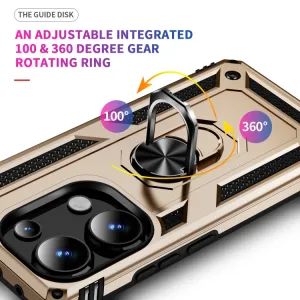 RING Kryt s držiakom pre Xiaomi Redmi Note 13 Pro zlatý