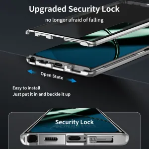 Magnetický kryt 360 pre OnePlus 12 strieborný