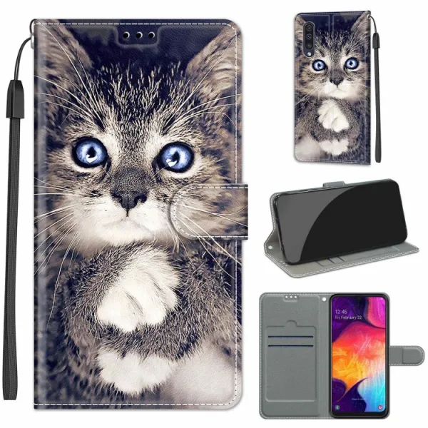 ART Peňaženkový kryt pre Samsung Galaxy A50 CAT