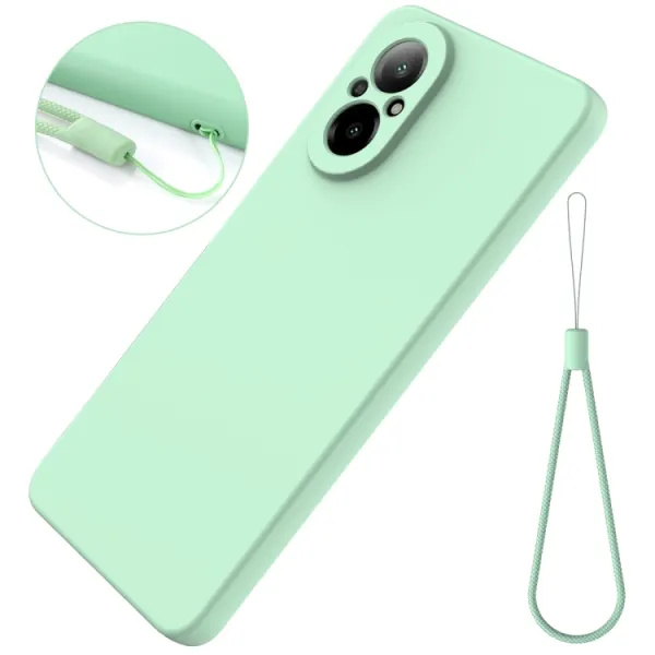 RUBBER Ochranný kryt pre Realme C67 zelený