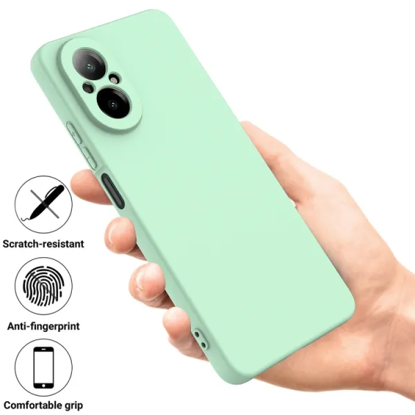 RUBBER Ochranný kryt pre Realme C67 zelený