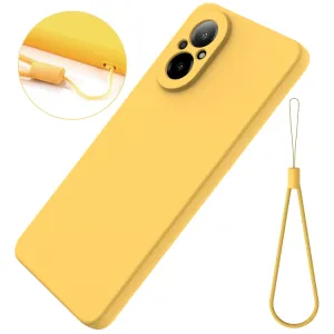 RUBBER Ochranný kryt pre Realme C67 žltý