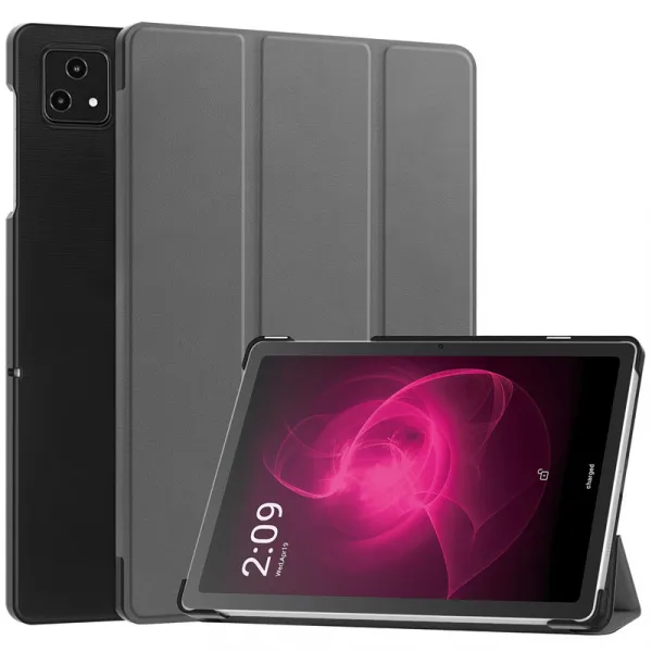 LEATHER Zaklápací kryt pre T Tablet šedý