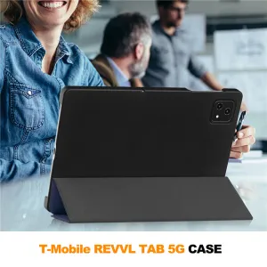 LEATHER Zaklápací kryt pre T Tablet čierny