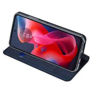 DUX Zaklápacie puzdro pre Motorola Moto G04 / G24 / G24 Power modré