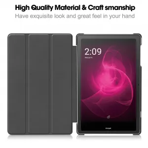 LEATHER Zaklápací kryt pre T Tablet šedý