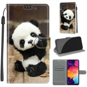 ART Peňaženkový kryt pre Samsung Galaxy A50 PANDA