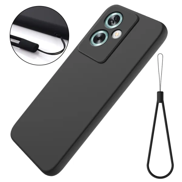 RUBBER Ochranný kryt pre OnePlus Nord N30 SE 5G čierny