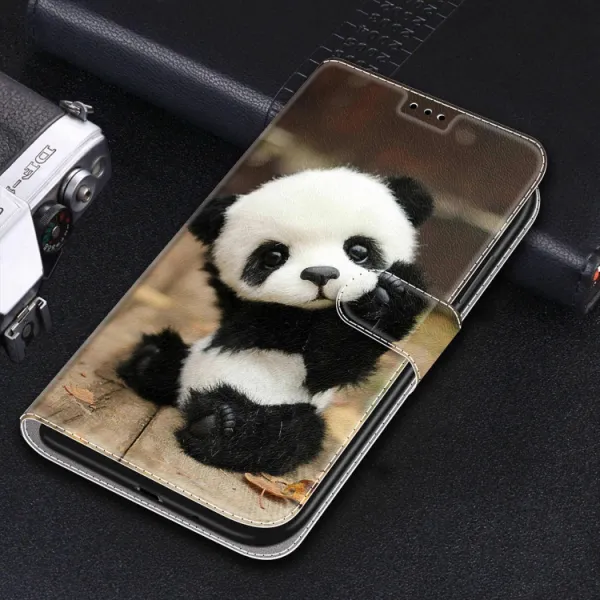 ART Peňaženkový kryt pre Samsung Galaxy A50 PANDA