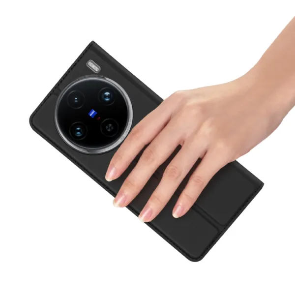 DUX Zaklápacie puzdro pre Vivo X100 Pro 5G čierne