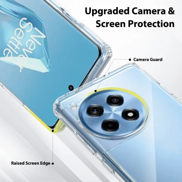 SHOCK Extra odolný kryt OnePlus 12R priehľadný