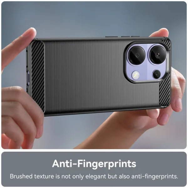 FLEXI TPU Ochranný kryt Xiaomi Redmi Note 13 Pro čierny