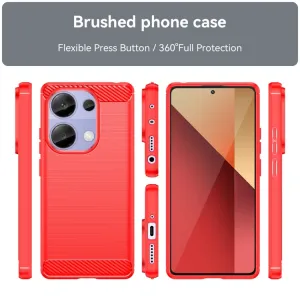 FLEXI TPU Ochranný kryt Xiaomi Redmi Note 13 Pro červený