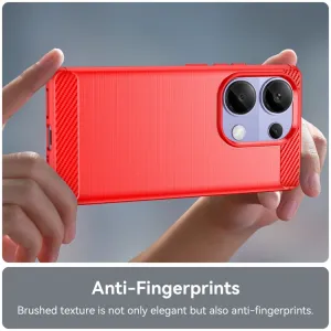 FLEXI TPU Ochranný kryt Xiaomi Redmi Note 13 Pro červený