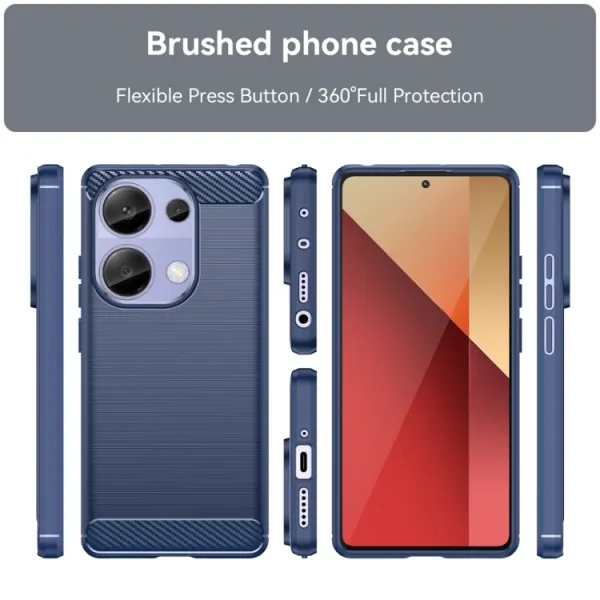FLEXI TPU Ochranný kryt Xiaomi Redmi Note 13 Pro modrý