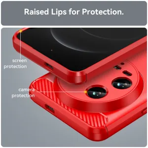 FLEXI TPU Ochranný kryt Xiaomi 14 Ultra červený