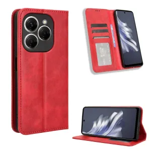 BUSINESS Peňaženkový kryt pre Tecno Spark 20 Pro červený