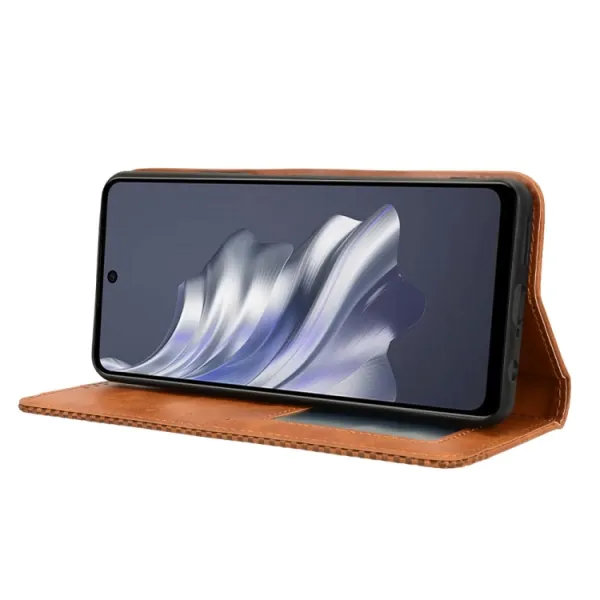 BUSINESS Peňaženkový kryt pre Tecno Spark 20 Pro hnedý